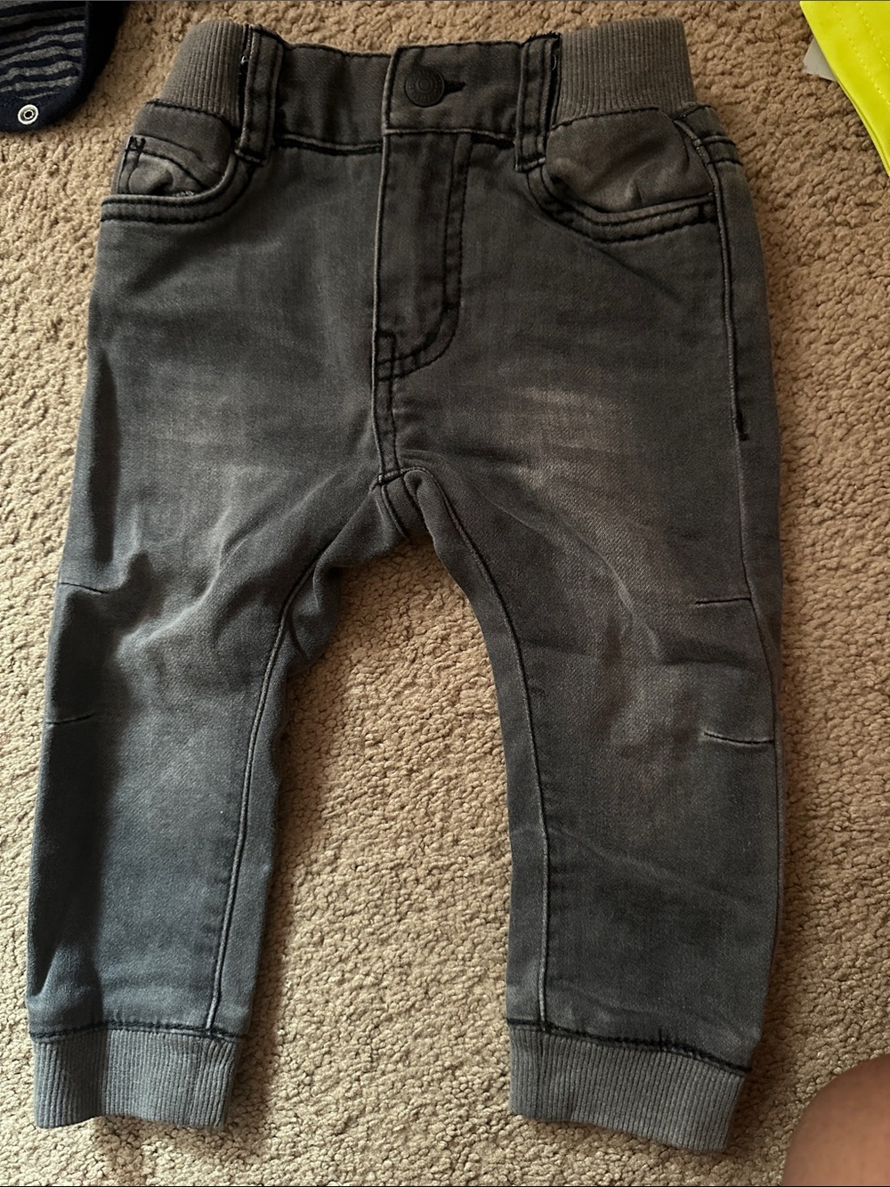 Kids Grey Jogger Pants - Comfortable Everyday Bottoms